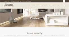 Desktop Screenshot of parkettiherala.fi