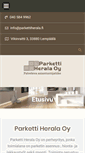 Mobile Screenshot of parkettiherala.fi