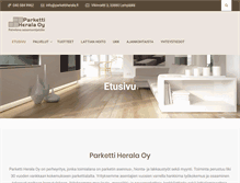 Tablet Screenshot of parkettiherala.fi